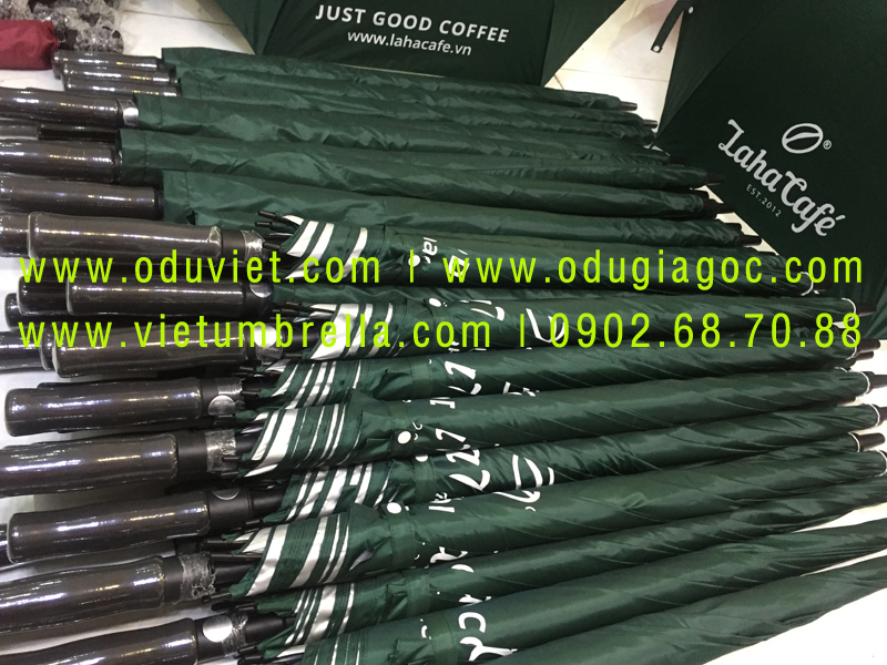 xưởng sản xuất ô dù cầm tay in logo quảng cáo